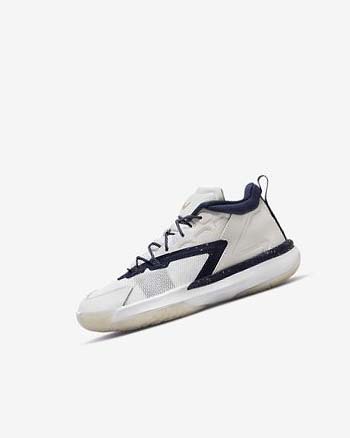 Nike Zion 1 Kaki Blancos Metal Dorados Azul Marino | MX 2826